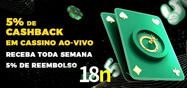 Promoções do cassino ao Vivo 18n